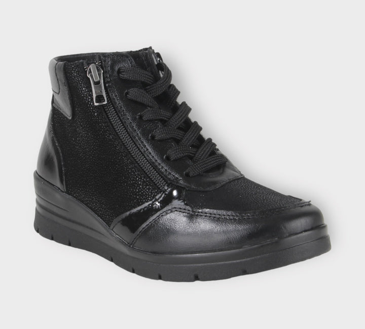 Ti Comos Veterboots Zwart - Isabella Stretch Nero - 2510003-000