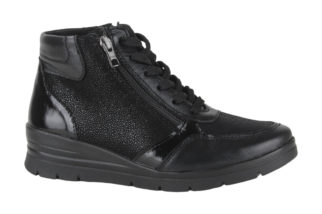 Enkellaarzen Zwart - Isabella Stretch Nero - 2510003-000