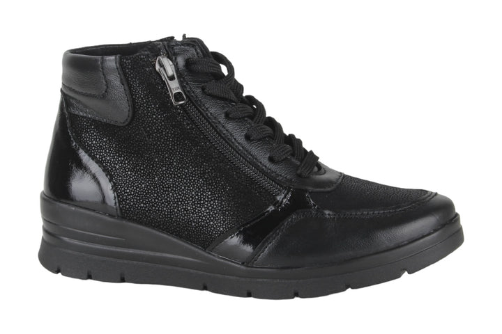 Enkellaarzen Zwart - Isabella Stretch Nero - 2510003-000