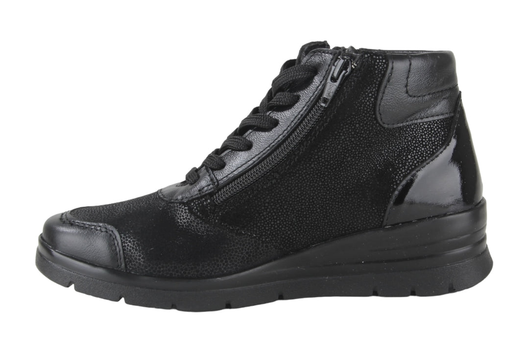 Enkellaarzen Zwart - Isabella Stretch Nero - 2510003-000
