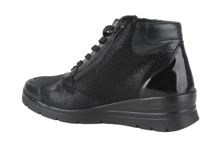 Enkellaarzen Zwart - Isabella Stretch Nero - 2510003-000