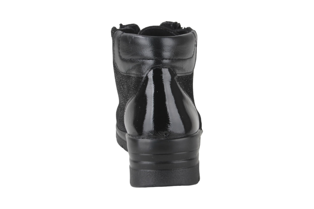 Enkellaarzen Zwart - Isabella Stretch Nero - 2510003-000