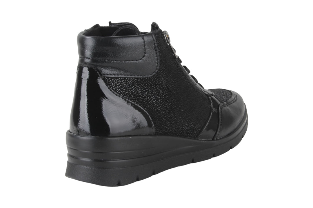 Enkellaarzen Zwart - Isabella Stretch Nero - 2510003-000