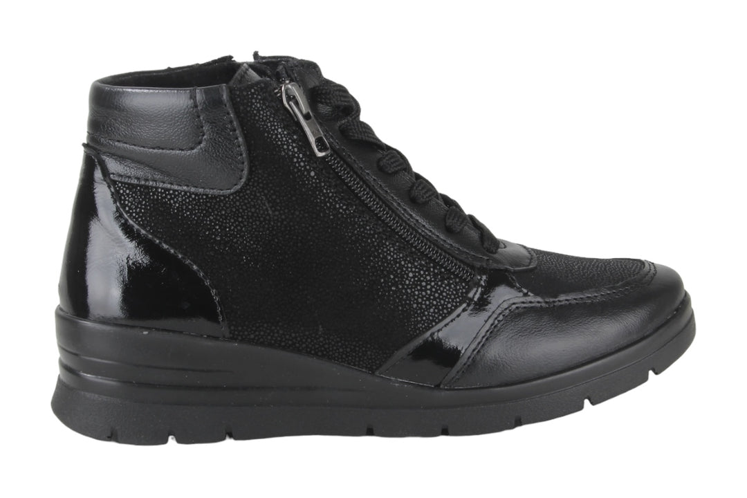 Enkellaarzen Zwart - Isabella Stretch Nero - 2510003-000