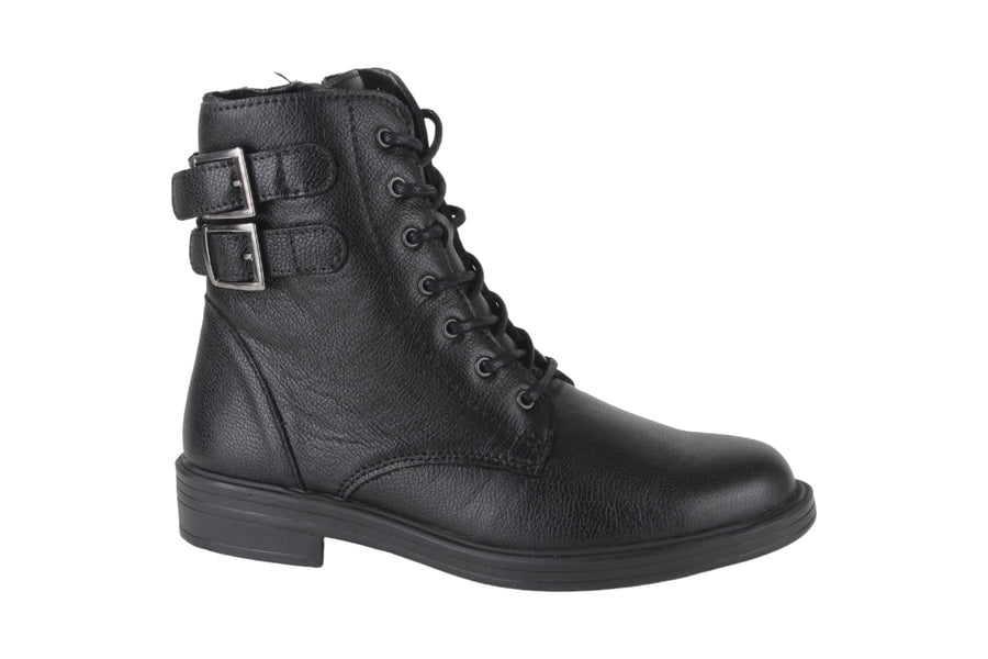 Enkellaarzen Zwart - Justina Nero - 2510004-000
