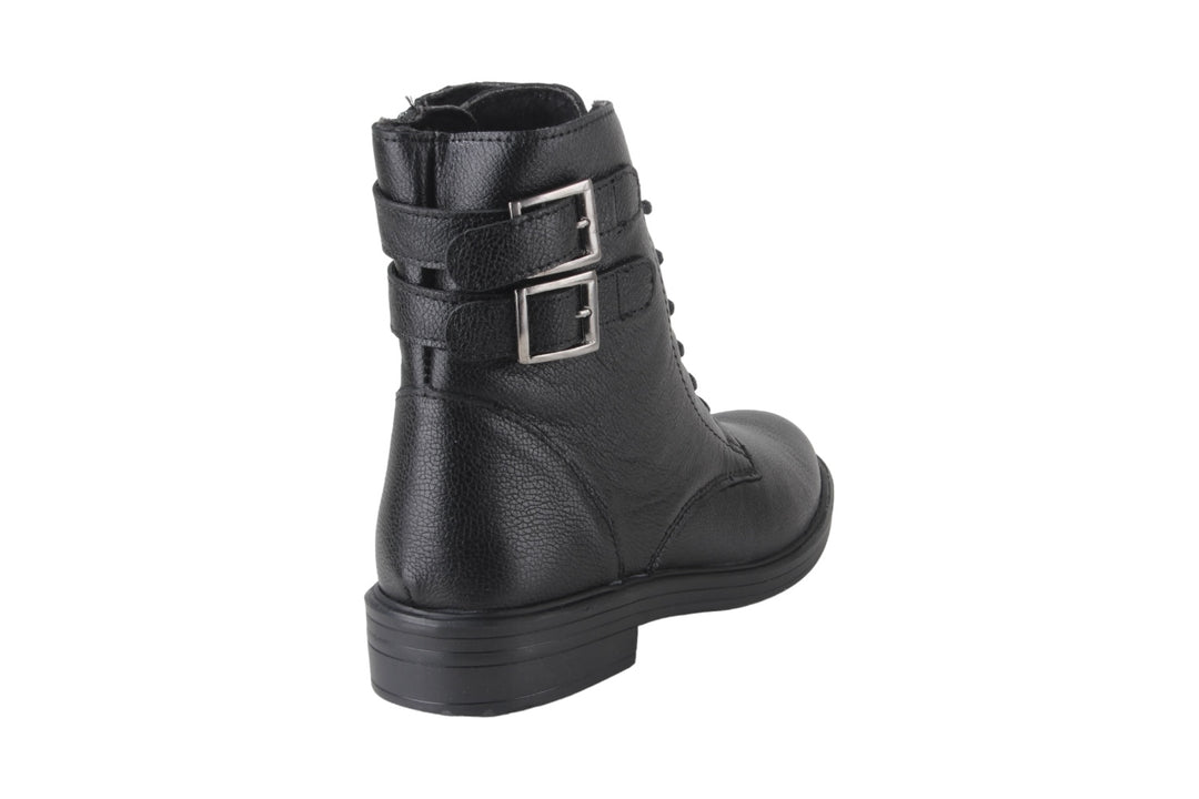 Enkellaarzen Zwart - Justina Nero - 2510004-000