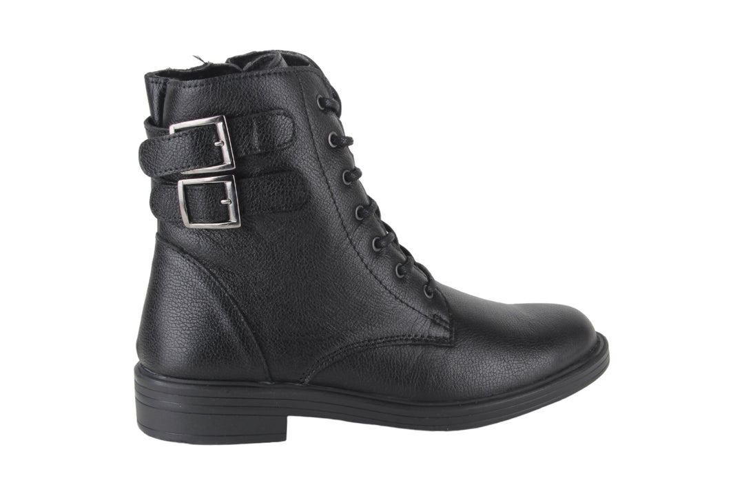 Enkellaarzen Zwart - Justina Nero - 2510004-000
