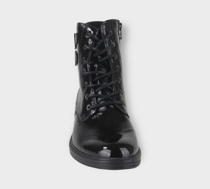 Ti Comos Veterboots Zwart - Justina Nero Verniciata - 2510004-001