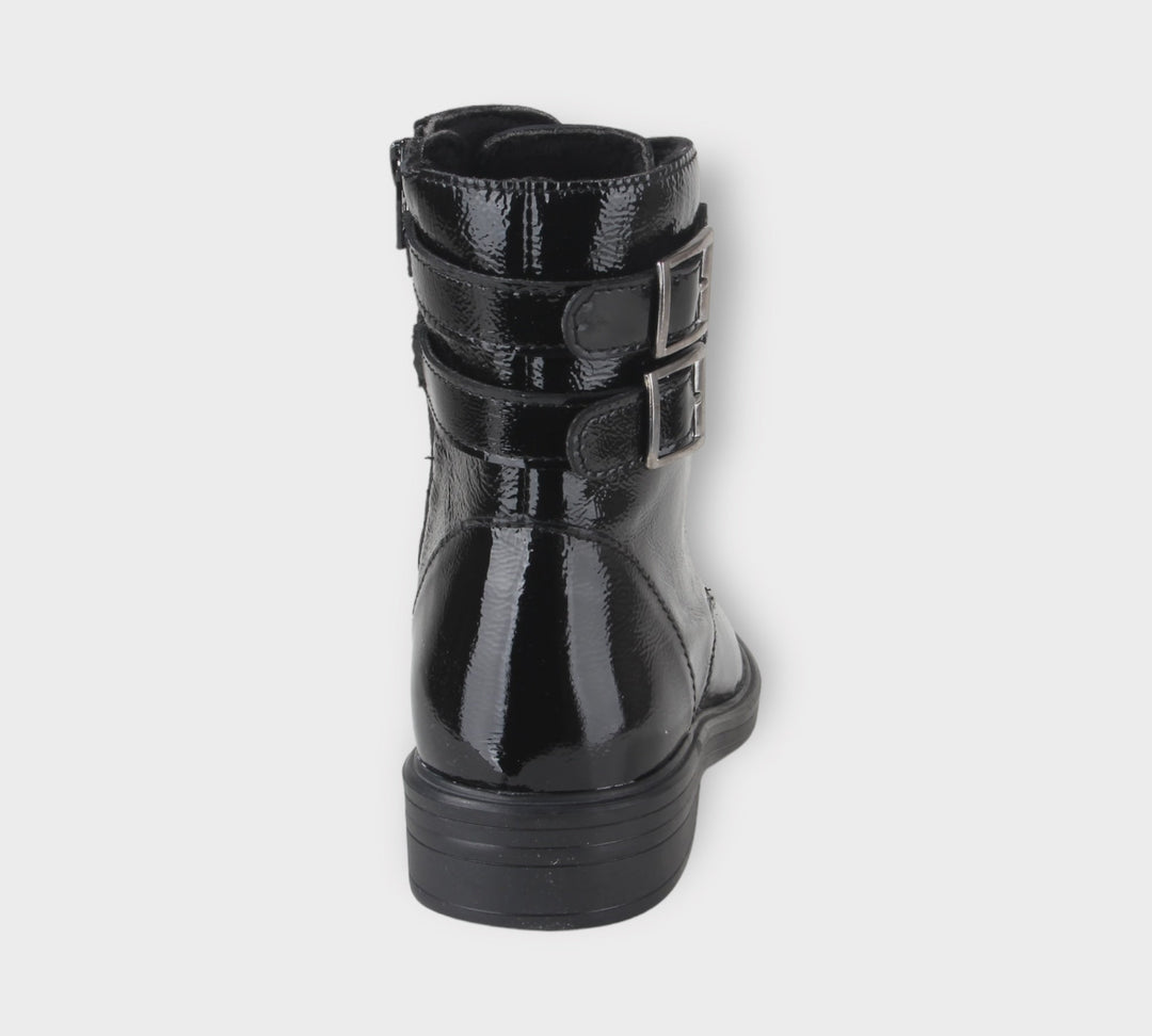 Ti Comos Veterboots Zwart - Justina Nero Verniciata - 2510004-001