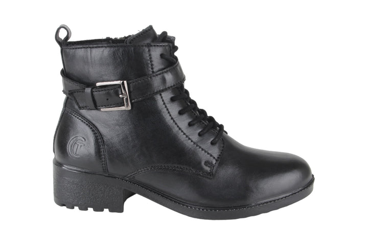 Enkellaarzen Zwart - Giulia Nero - 2510001-000