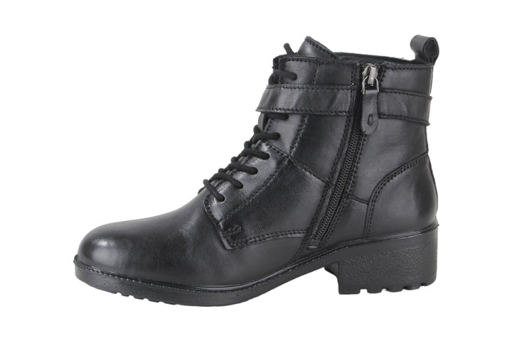 Enkellaarzen Zwart - Giulia Nero - 2510001-000