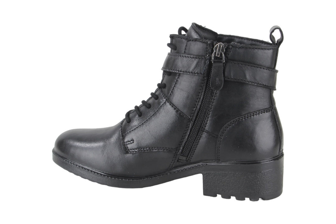 Enkellaarzen Zwart - Giulia Nero - 2510001-000