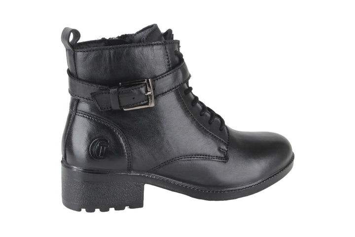 Enkellaarzen Zwart - Giulia Nero - 2510001-000
