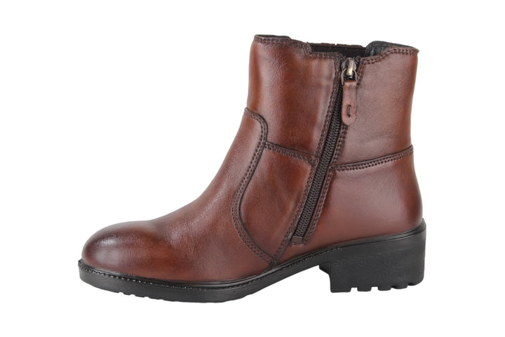 Enkellaarzen Cognac - Aurora Cuoio - 2530001-340