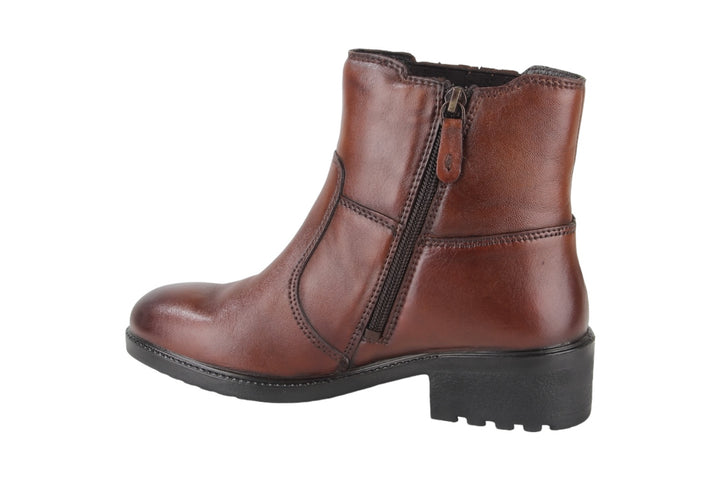 Enkellaarzen Cognac - Aurora Cuoio - 2530001-340
