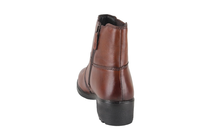 Enkellaarzen Cognac - Aurora Cuoio - 2530001-340