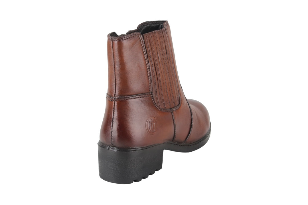 Enkellaarzen Cognac - Aurora Cuoio - 2530001-340
