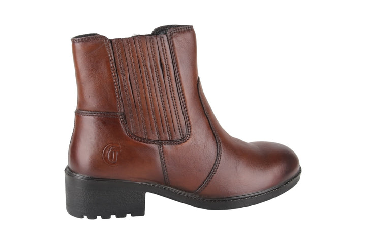Enkellaarzen Cognac - Aurora Cuoio - 2530001-340