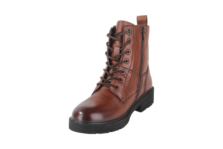 Enkellaarzen Cognac - Emma Cuoio - 2510002-340