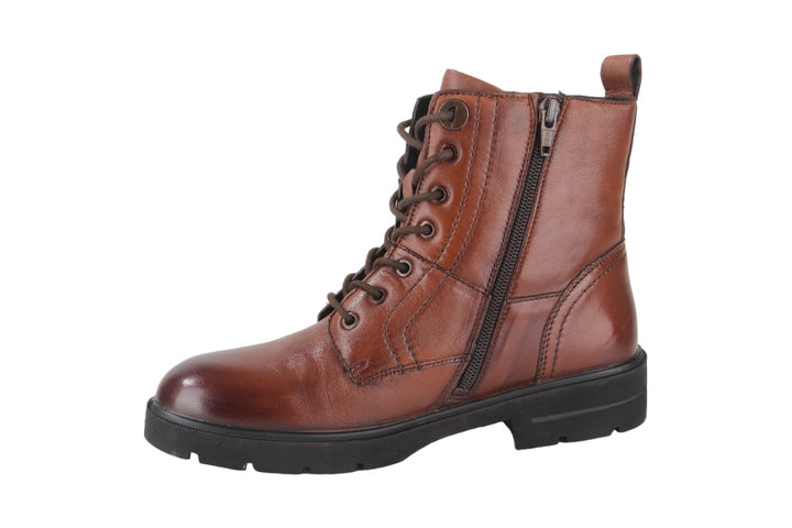 Enkellaarzen Cognac - Emma Cuoio - 2510002-340