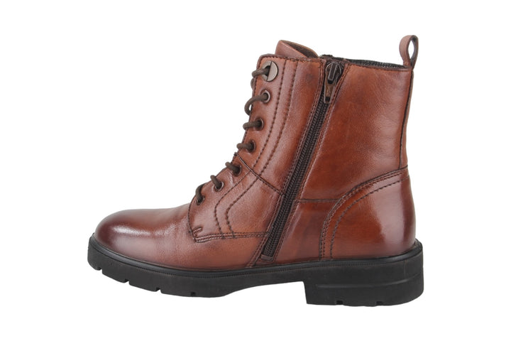Enkellaarzen Cognac - Emma Cuoio - 2510002-340