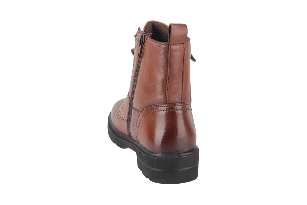 Enkellaarzen Cognac - Emma Cuoio - 2510002-340