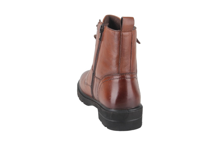 Enkellaarzen Cognac - Emma Cuoio - 2510002-340