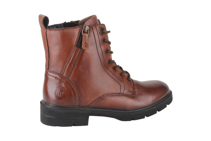 Enkellaarzen Cognac - Emma Cuoio - 2510002-340