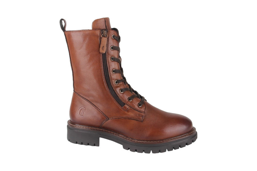 Enkellaarzen Cognac - Alice Cuoio - 2520003-340
