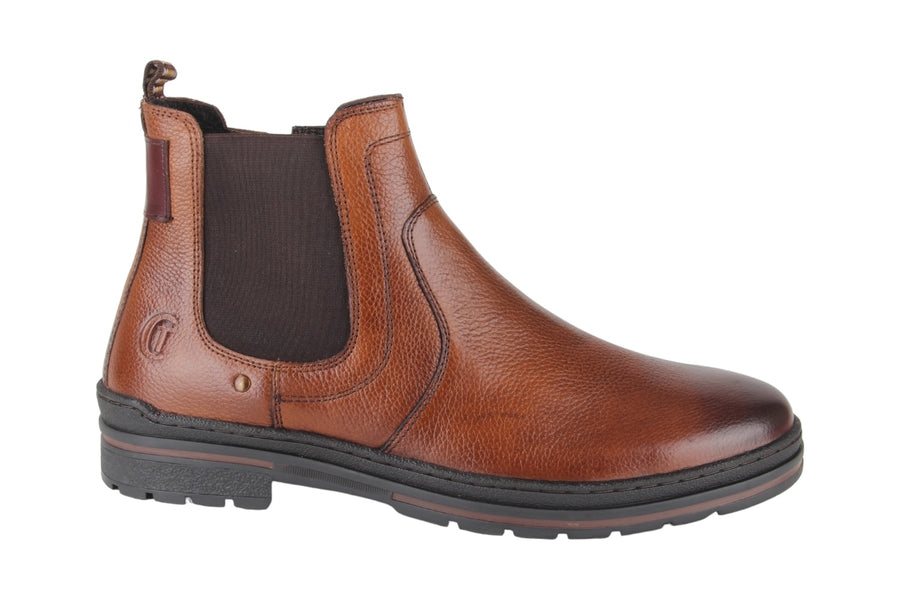 Enkellaarzen Cognac - Lorenzo Cuoio - 1540001-340