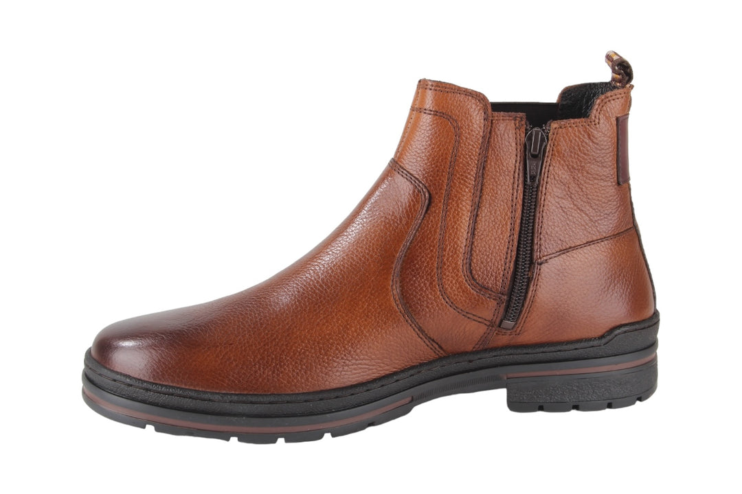 Enkellaarzen Cognac - Lorenzo Cuoio - 1540001-340