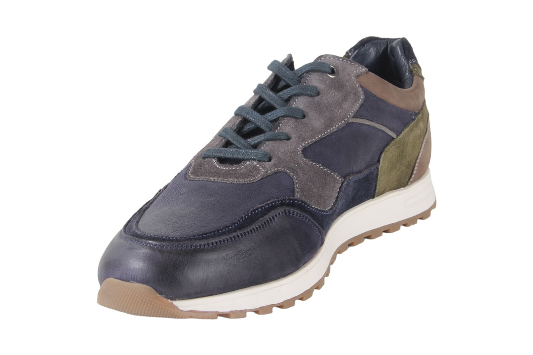 Sneakers Blauw combi - Michelangelo Blu-Grigio-Verde - 1360003-892