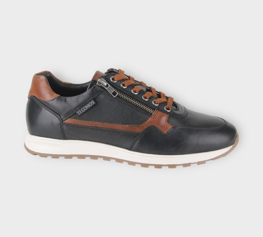 Sneaker Donkerblauw - Riccardo Blu Scuro-Cuoio - 1360002-830