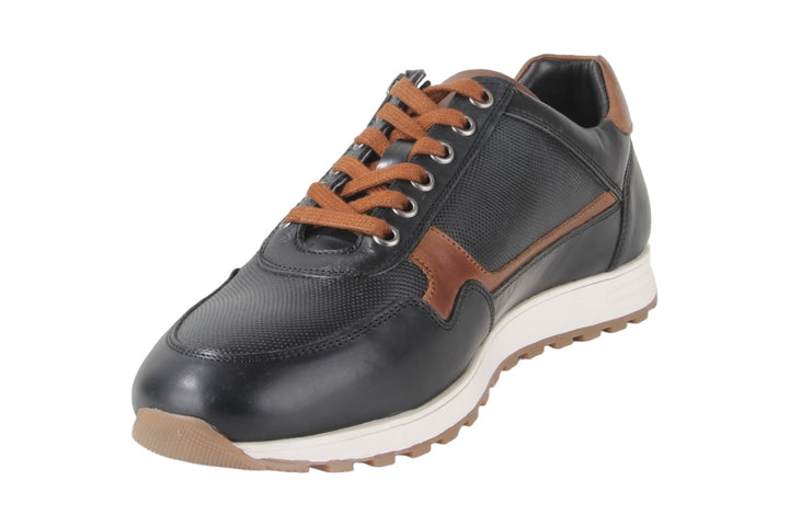 Sneakers Donkerblauw - Riccardo Blu Scuro-Cuoio - 1360002-830
