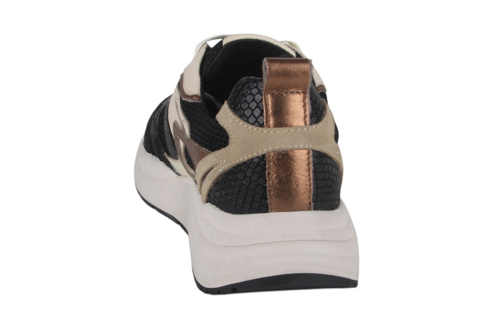 Sneakers Zwart combi - Elena Nero / Beige - 2360004-090