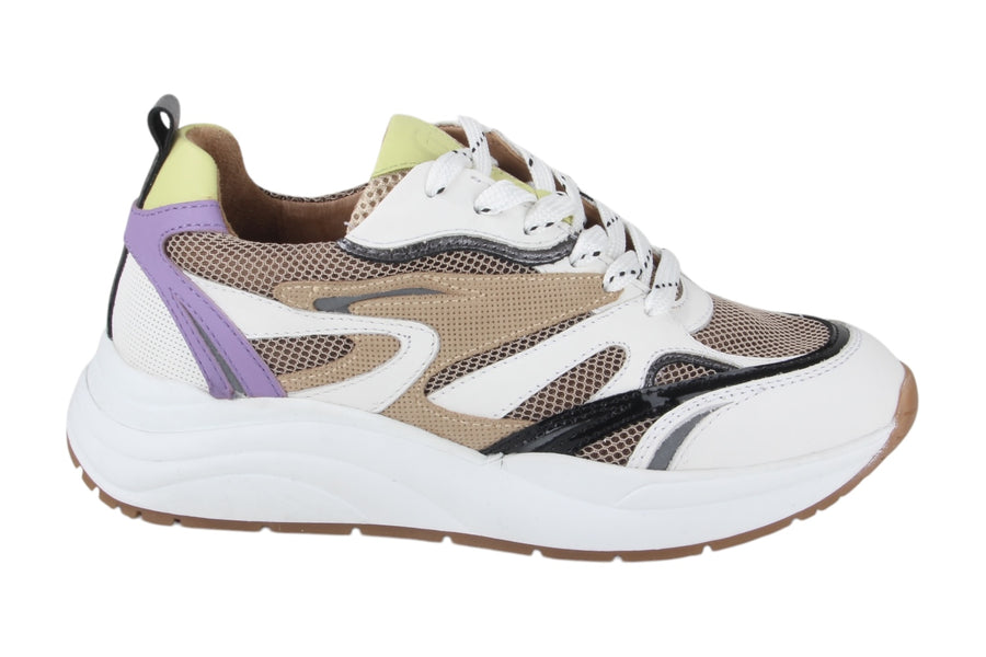 Sneakers Wit combi - Elena Bianco Combi - 2360004-190
