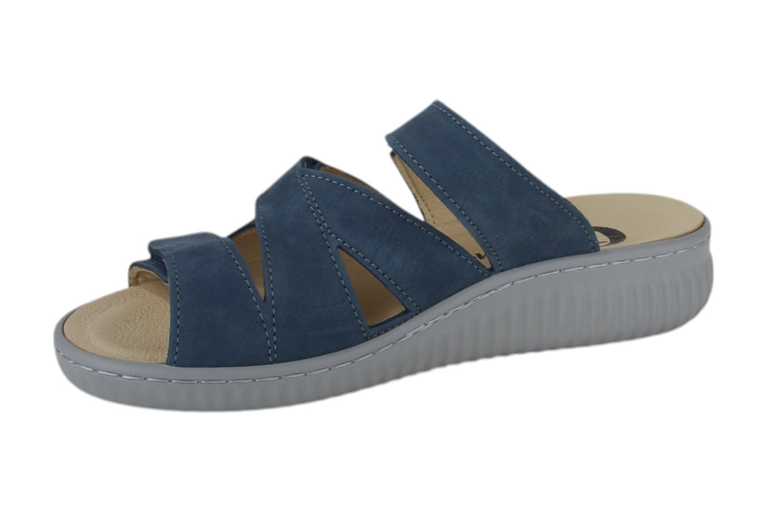 Slippers Middelblauw - Barbara Azzurro - 2710001-822