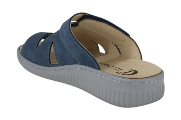 Slippers Middelblauw - Barbara Azzurro - 2710001-822