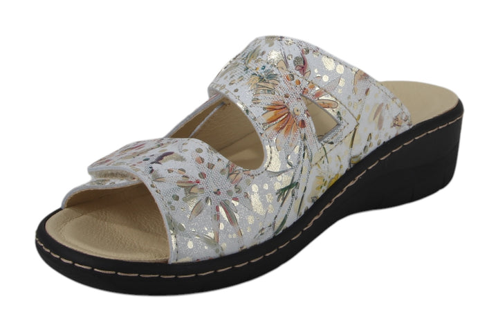 Slippers Wit combi - Camilla Oro - 2710002-920