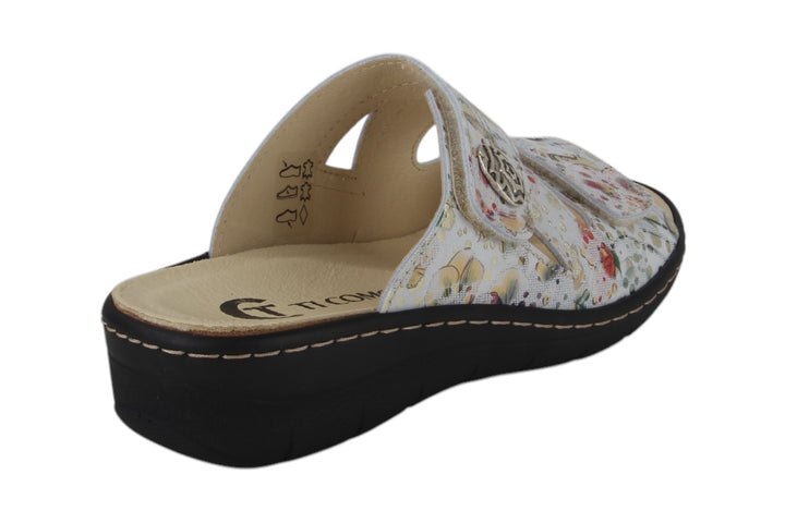 Slippers Wit combi - Camilla Oro - 2710002-920