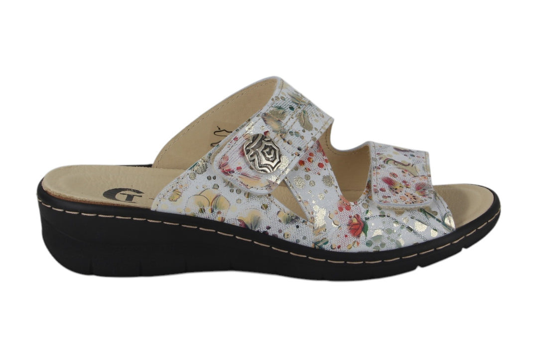 Slippers Wit combi - Camilla Oro - 2710002-920