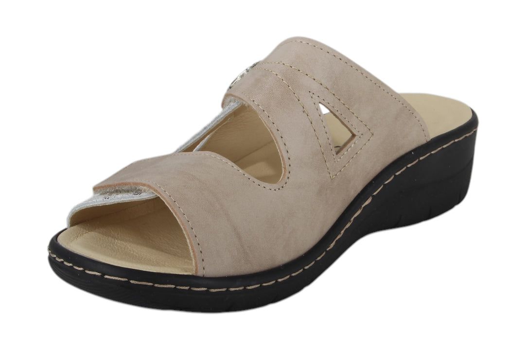 Slippers Taupe combi - Camilla Tortora - 2710002-450