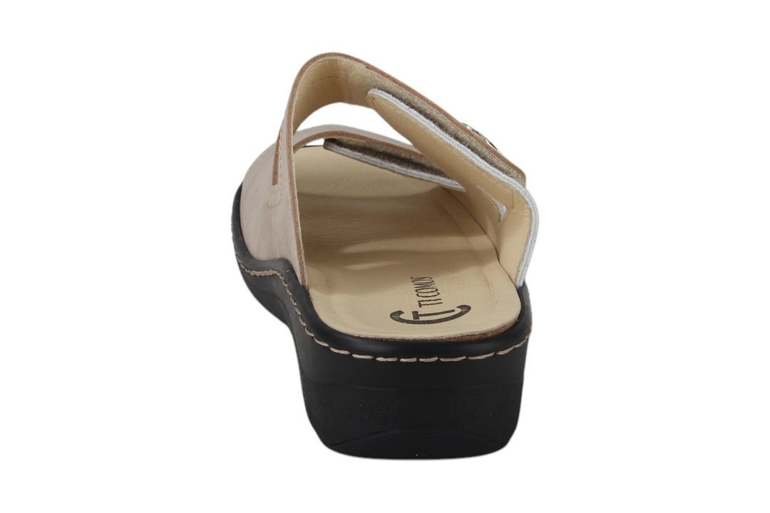 Slippers Taupe combi - Camilla Tortora - 2710002-450
