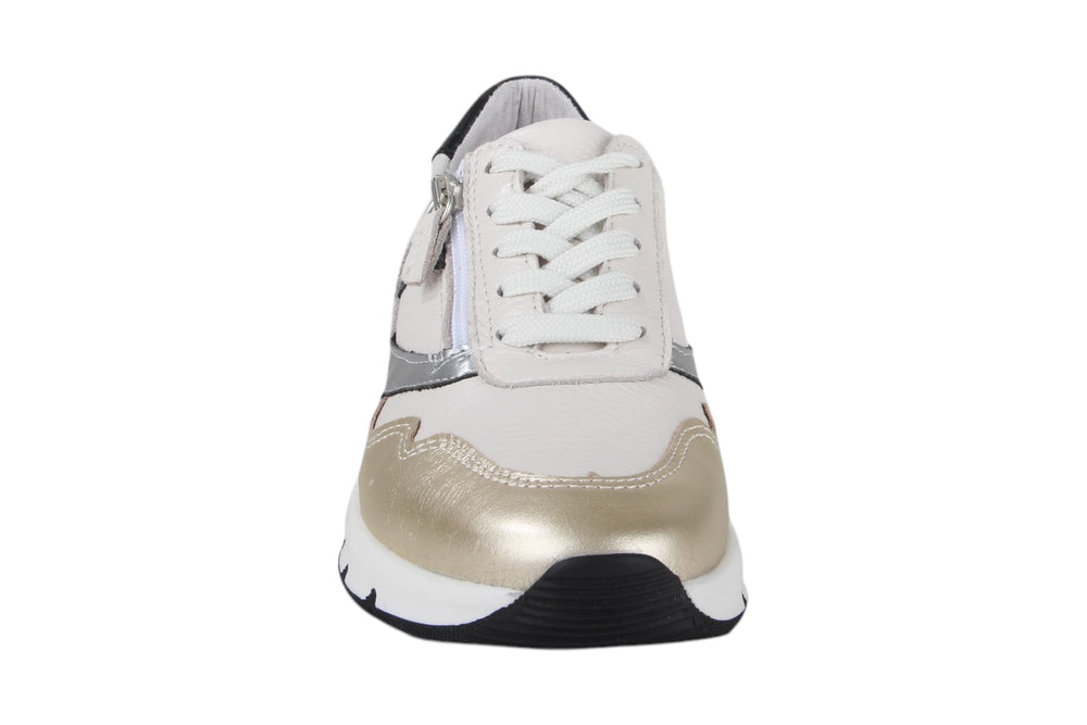 Sneakers Goud combi - Elvina Oro-Bianco - 2360004-A-920
