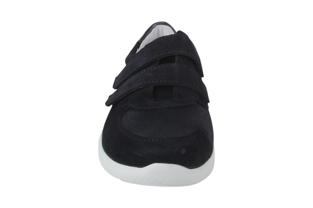 Instappers Donkerblauw - Kamelia Stretch Blu Scuro-Bianco - 2490001-830