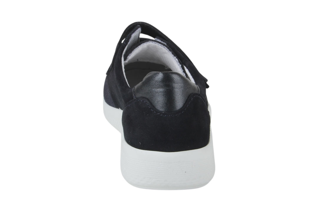 Instappers Donkerblauw - Kamelia Stretch Blu Scuro-Bianco - 2490001-830