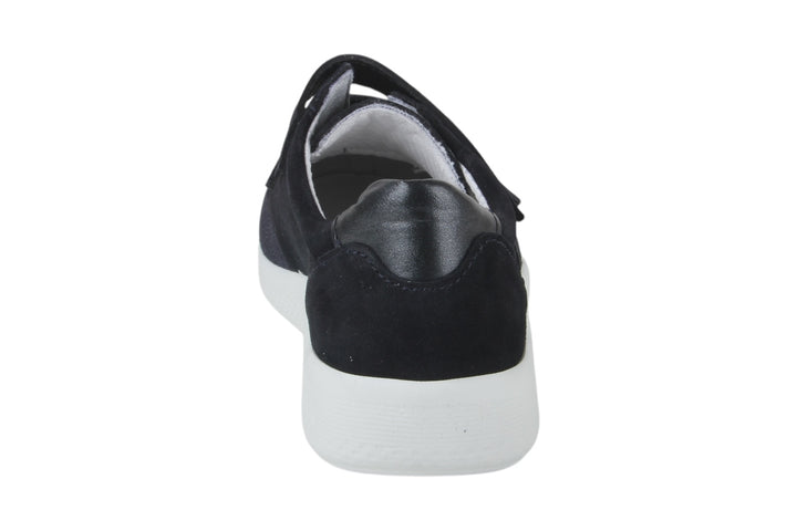 Instappers Donkerblauw - Kamelia Stretch Blu Scuro-Bianco - 2490001-830