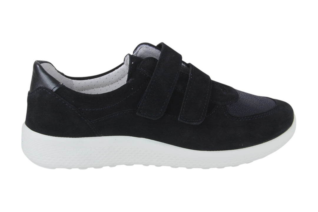 Instappers Donkerblauw - Kamelia Stretch Blu Scuro-Bianco - 2490001-830