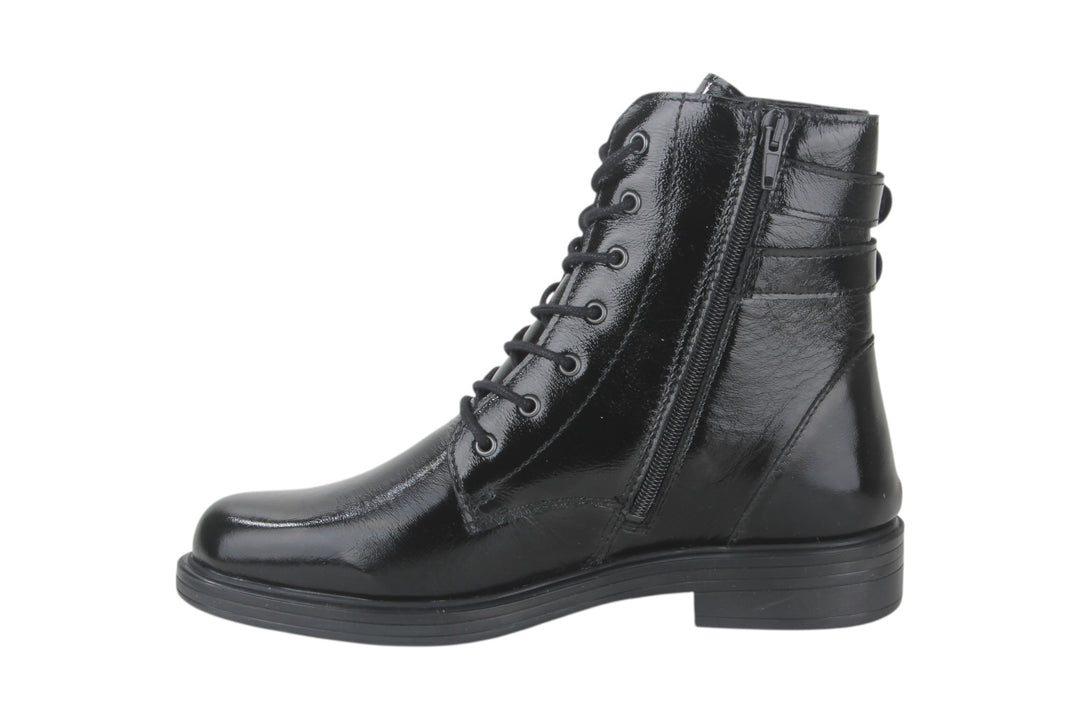 Enkellaarzen Zwart - Justina-K Nero Verniciata - 2510005-001