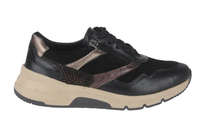 Sneakers Zwart combi - Rollsens - Elvina Nero - 2360004-A-000